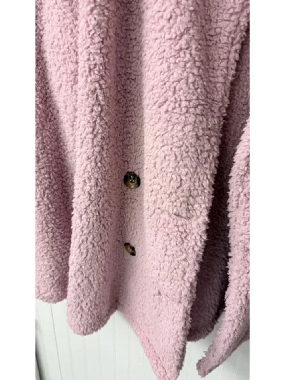 Pretty Garden Sherpa size xl light pink soft warm